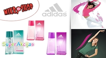 Izcila kvalitāte no ADIDAS zīmola! Sieviešu aromāti ADIDAS EDT WOMEN, 30 ml!