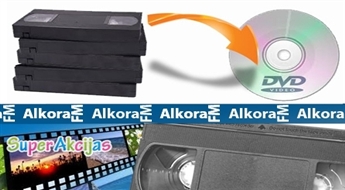 Video un audio ierakstu kopēšana no kasetēm uz DVD vai CD!