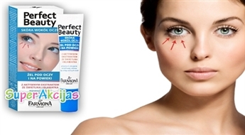 Nogurušas, apsārtušas acis? Zem acīm maisiņi? Gēls acu zonai Perfect Beauty no Farmona.lv ar 50% atlaidi!