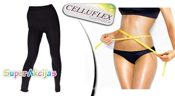 Cīņai ar celulītu un skaistai figūrai! CELLUFLEX legingi ar turmalīnu!