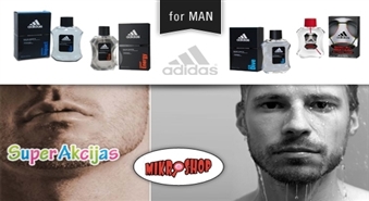 Izcila kvalitāte no ADIDAS zīmola! Vīriešu aromāti ADIDAS EDT MEN, 100 ml!