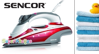 Для комфортной и безопасной глажки! Паровой утюг Sencor SSI 8420 с функцией автоматического отключения!
