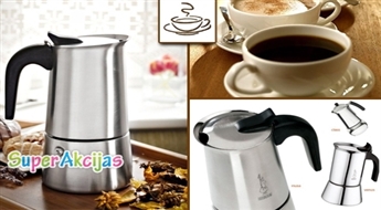 Kafijas baudīšanai! Nerūsējošā tērauda kafijas kanna ar filtru kafijas vai espresso gatavošanai!