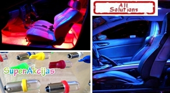 LED spuldzes (4.gab) Jūsu auto! Padariet savu auto pievilcīgāku un stilīgāku!