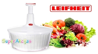 Salātu žāvētājs "Leifheit Twist" no sērijas PROline! Vitamīniem bagāti salāti ātri un viegli!