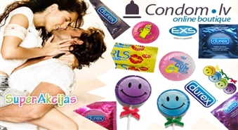 50% atlaide vadošo zīmolu prezervatīviem! Komplekts no 9 dažādiem prezervatīvu modeļiem no condom.lv!