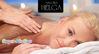 Anti-stresa modelējošā un anti-celulīta terapija ar brūno šokolādi salonā HELGA ar 60% atlaidi!