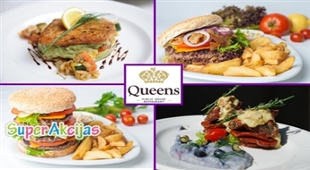 Dāvanu karte restorānā Victorian public house&restaurant «Queens» ar 50% atlaidi!