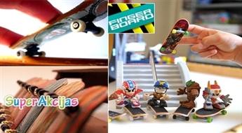 Отличное развлечение! Мини скейт для пальцев FingerBoard для выполнения различных трюков!