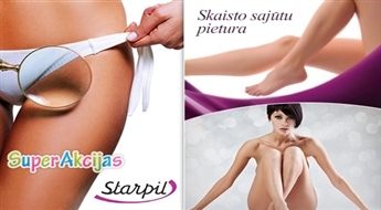 Dziļā bikini vai kāju vaksācija ar profesionālo un saudzīgo "Starpil" zelta vasku!