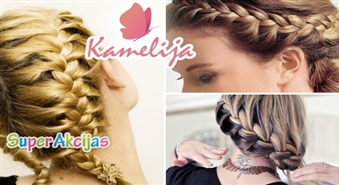 Seko modei! Izveido jaunu tēlu ar franču bizītēm skaistumkopšanas salonā „Kamēlija” par 52% lētāk!