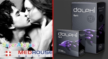 Презервативы DOLPHI для разнообразия ощущений 36 штук с 50% скидкой!