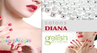 Veselīgi un kopti nadziņi! Klasiskais manikīrs + noturīgās Gelish lakas pārklājums saloniņā "DIANA"!