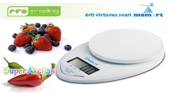 Izcila precizitāte virtuvē! Elektroniskie virtuves svari Momert 6839!