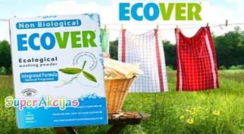 Экологический стиральный порошок для белого и цветного белья "Ecover BIO", 2.65 кг!