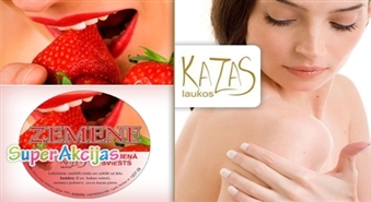 Ķermeņa sviests "Zemene”! Eko produkts no "Kazas Laukos"!