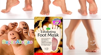 PUREDERM Foot Mask маска  - пилинг фруктовой кислоты для красивых, гладких и нежных стоп!