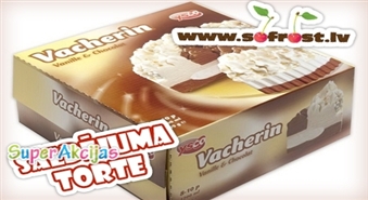 Dodies ciemos ar vaniļas-šokolādes saldējuma torti no Beļģijas "Vacherin" ar 52%  atlaidi!