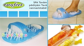 Pēdu kopšanas līdzeklis "Easy Feet" ar 55% atlaidi + dāvana!
