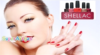 Nevainojami nadziņi Jūsu rokām! Košs un noturīgs pārklājums "Shellac" salonā "Monmart" tikai par Ls 4,99!