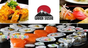 Garšīgs austrumu mielasts no „Gardi Sushi” 50% atlaide visai ēdienkartei!