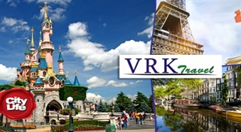 VRK-Travel: 7- дневное путешествие в Париж, Амстердам и Брюссель с возможностью посещения Диснейленда -37%