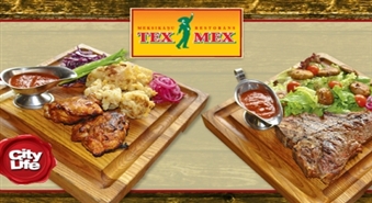 Ресторан TEX MEX: блюда из нового меню Grill Tex Mex – 50%