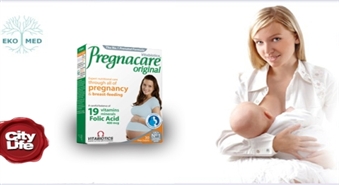 EkoMed предлагает: Мультивитамины PREGNACARE для применения перед беременностью, во время неё и в период кормления грудью – 51%