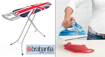 BRABANTIA gludināmais dēlis (10 gadu garantija), gludināmā dēļa pārvalks vai silikona paliktnis gludeklim līdz - 60%