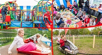 Atrakcijas (piepūšamās atrakcijas, velokarti, batuti, velo drezīnas) un bērnu jubilejas ballītes rotaļu centrā VELO ATRAKCIJAS – 50%!