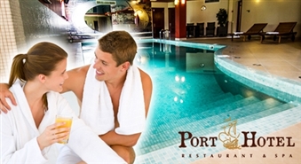 PORT HOTEL atpūtas kompleksa apmeklējums: baseins ar pretstraumi, sauna, džakuzi - 70% Dāvanā: iespēja nakšņot Port Hotel mājīgajos numuriņos par 40% lētāk!