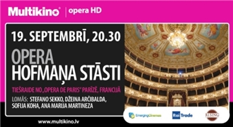 MULTIKINO: opera "Hofmaņa stāsti" tiešraidē no Opera de Paris - 50%