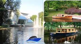 Iepazīsti Rīgu no cita skatpunkta! Brauciens ar Riga Cruises kanāla laivu līdz 1h - 50%