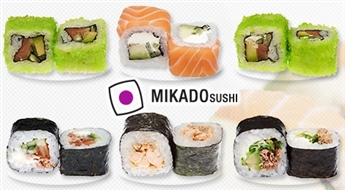 MIKADO SUSHI: suši komplekts "Sagami" Set (6 suši veidi) - 50%