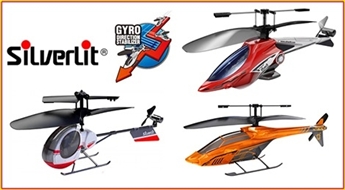 Entuziastiem un iesācējiem! Radiovadāmais helikopters no Silverlit -50%