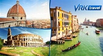 VRK-Travel: 8 dienu ceļojums uz Itāliju (Milāna, Piza, Florence, Roma, Vatikāns, Venēcija) -42%