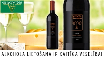 Eirovīns: Čīles baltvīns Quinta Las Cabras Chardonnay - 43%