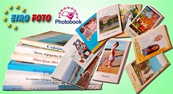 EIROFOTO: personalizēta fotogrāmata (50 bildes) ar bezmaksas piegādi visā Latvijā – 55%