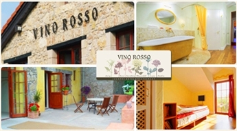 Karaliska atpūta diviem elegantajā viesnīcā VINO ROSSO līdz - 50%