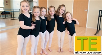 Teātra un deju studija TE: mēneša abonements jebkurām nodarbībām (balets, street dance, show dance, laikmetīgās dejas, aktiermeistarība) - 40%
