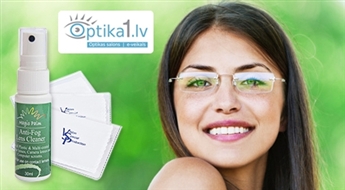 Optika1: MAGIC PALM briļļu tīrīšanas līdzeklis + mikrošķiedras salvete - 50%