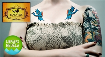 LIEPĀJAS NEDĒĻA: tetovējums pie Tattoo & Design mākslinieces Līnas Freimanes studijā Black Fox -40%