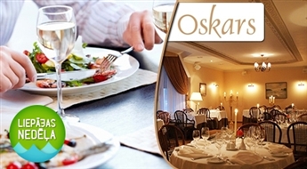 LIEPĀJAS NEDĒĻA: visi ēdieni no „A’la carte” ēdienkartes restorānā Oskars - 50%