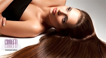 CORETTI: ārstnieciskā matu taisnošana ar Global Keratin - 50%