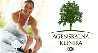 ĀGENSKALNA KLĪNIKA: fizioterapeita konsultācija + ārstnieciskā vingrošana -50%