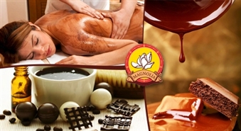 Šokolādes masāža + pīlings + šokolādes aplikācija (ietīšana) visam ķermenim SPA centrā MAGNOLIA – 65%