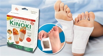 Kinoki Detox plāksteri (10 gab.) organisma attīrīšanai un veselības uzlabošanai - 50%