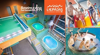 LIEPĀJAS NEDĒĻA: neierobežots SPA kompleksa un baseina apmeklējums Liepājas Olimpiskajā Centrā – 45%