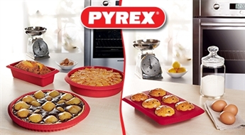 Izcilas kvalitātes PYREX silikona veidnes kūku, mafinu un smalkmaizīšu cepšanai līdz – 46%