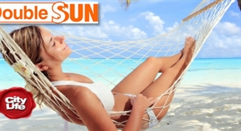 Zeltaini brūns iedegums un slaidāks ķermenis! Double Sun fitnesa solārija abonements Ls 20 vērtībā -50%